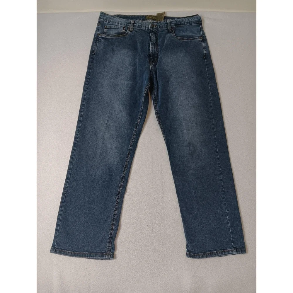 Urbanstar‎ Jeans Mens W38 L30 Blue Medium Wash Straight Fit Stretch Denim